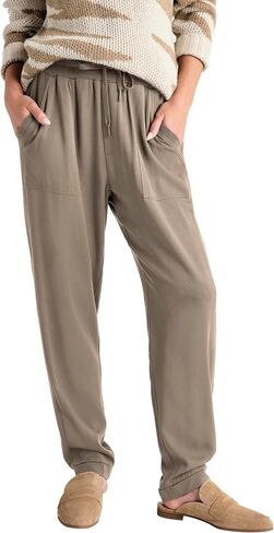 Splendid Women's Rafe Straight Leg Pant | Comfy Drawstring Waist and Chic Ribbed Details in Saudi Arabia