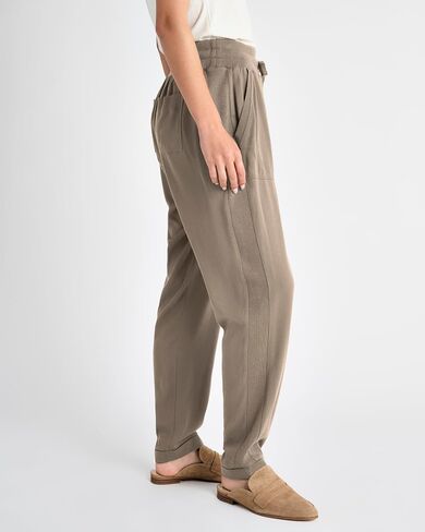 Splendid Women's Rafe Straight Leg Pant | Comfy Drawstring Waist and Chic Ribbed Details in Saudi Arabia