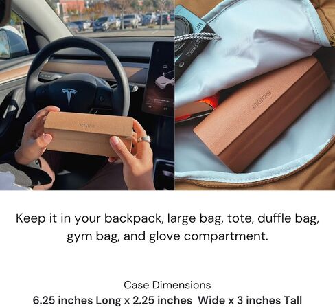 Eyeglass and Sunglass 2-Compartment Travel Case in Saudi Arabia