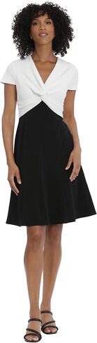 Maggy London Women's 2fer Combo Bodice Fit and Flare Workwear Office Career Event Party Occasion Guest of in Kuwait