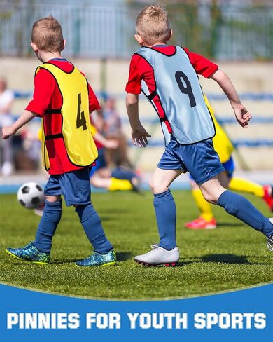Suhine 48 Pcs Soccer Penny for Sports Assorted Colors Soccer Scrimmage Vests Team Practice Jersey for Adults Kids in Saudi Arabia