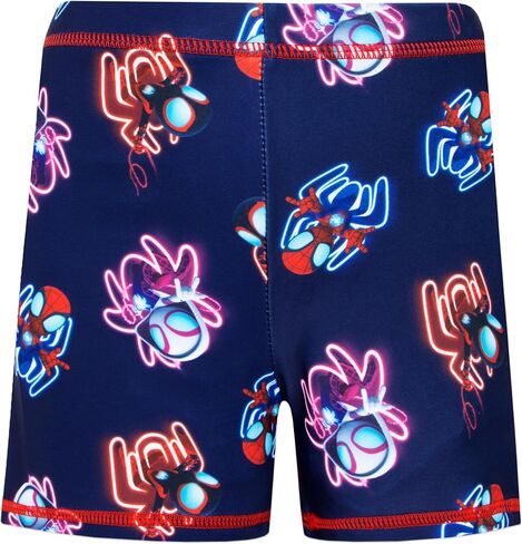 Marvel Spidey and His Amazing Friends Two Piece Boys Swimsuit | Spiderman Swimsuit for Boys | Bathing Suit Set | Blue 5 in Saudi Arabia