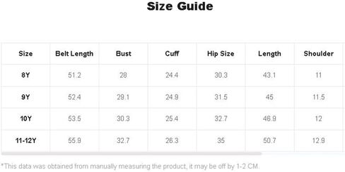 WDIRARA Girl's Appliques Round Neck Sheer Mesh Puff Sleeve Belted Wide Leg Jumpsuit Pants in Saudi Arabia