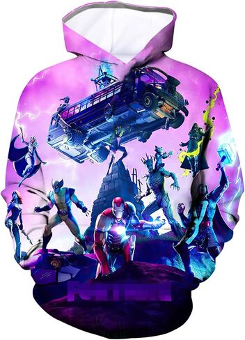 Creative Youth Hoodie Games Characters 3D Print Hoodies Unisex Pullover Sweatshirts in Saudi Arabia