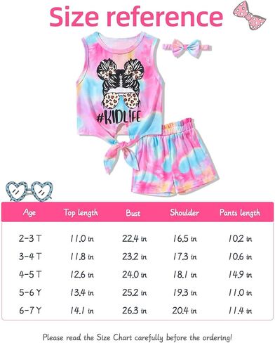 ملابس فتاة لطيف بلا أكمام تي شيرت الأعلى شرقية الخصر السراويل طفل فتاة وتتسابق 3PCS مجموعات الملابس in Kuwait