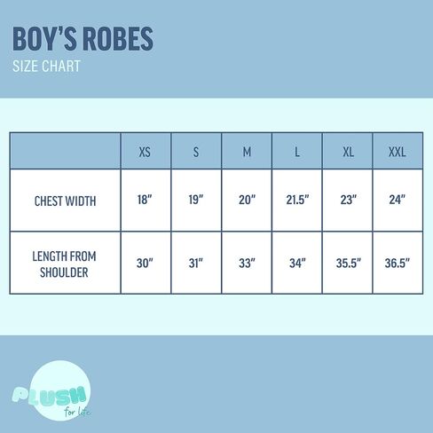Plush for life Boys Robe Long Sleeves with Pockets, Kimono Style Kids Bathrobe Soft Plush Fluffy Robes, Great Gifts for Kids in Saudi Arabia