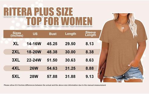 RITERA Women Plus Size Tops Tie Dye V Neck Shirt Floral Camo Summer Short Sleeve Tunic Oversized Ladies Blouse XL-5XL in Saudi Arabia