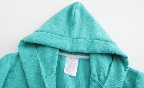Kids Soft Towel Hooded Robe Cotton Bathrobe for Girls 5-16 Years in Kuwait