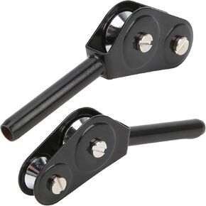 Double Pulley Block, Fishing Rod Tip Guide Roller Tip Top, Alloy Pulley Rustproof and Removable Sea Boat Fishing Trolling Tackle for All Kinds of Fishing Rod