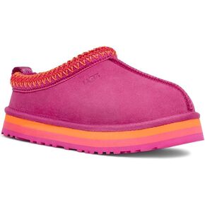 UGG K TAZZ Slipper, Black, 1 US Unisex Little Kid