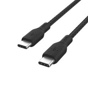 Belkin BoostCharge USB-C to USB-C Power Cable (2M, 6.6ft), Fast Charging Cable with 100W Power Delivery, USB-IF Certified, Compatible with MacBook Pro, Chromebook, Samsung Galaxy, iPad, & More - Black