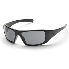 Pyramex Safety-SB5610D Goliath Safety Eyewear, Black Frame, Clear Lens