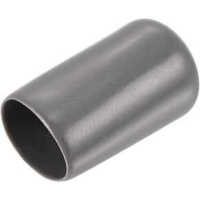 uxcell 20pcs Rubber End Caps 15mm ID Vinyl Round Tube Bolt Cap Cover Thread Protectors Black