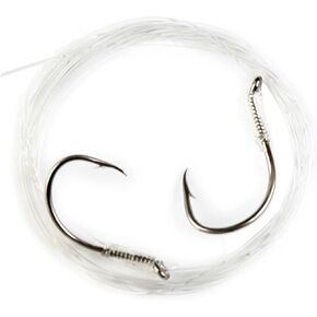 Eagle Claw 585H-12-1/2 Salmon Mooching Hook, 12 lb/Size 1/0 - Size 2/0