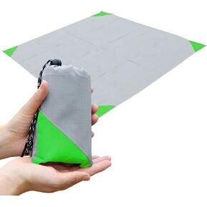 Pocket Picnic Blanket, Lightweight Sand Proof and Waterproof, Quick Drying Easy Cleaning Camping Beach Picnic Blanket, 55 in x 60 in Foldable, Suitable for Outdoor Activities