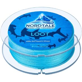 Loot Braided Fishing Line (Blue, 50lb 327yds) in Saudi Arabia