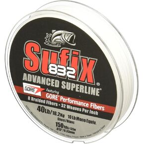 Sufix 832 Braid 50 lb Ghost 150 yards