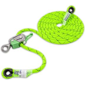 RNA HTP Flipline w/Notch Glide 12 feet - Features an Intuitive, One-Handed Operation with a Responsive Rope Payout and Take Up Neon Green