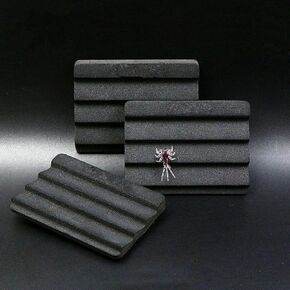 3PCS Fly Foam Patch Ripple Foam EVA Breastplate with Hook Loop Sticker Back Fly Fishing acccessories Hook Keeper