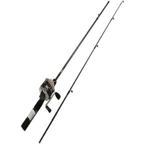 Zebco 33HZDC 33 مجموعة Spincast متوسطة الحجم، طول 5 أقدام و6 بوصات، لمسة نهائية سوداء in Kuwait