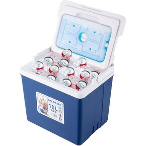 11Qt Insulated Portable Cooler Leak-Proof Ice chest Lunch Box Hard Coolers with Extra Ice Pack for BBQ, Camping, Pincnic