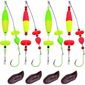 NGOFF-Catfish Bait -Strange Cat Fish Rig -Catfish float RIGS- catfish tackle float with rattlesnake fishing equipment 5/0 7/0 9/0 Circle Hooks