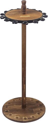 حاملات قضبان الصيد من Aventik للمرآب، حامل أرضي يحمل ما يصل إلى 15 و16 قضيبًا منظم تخزين معدات الصيد الخشبية، رف عمود الصيد (رف قضيب 15 ثانية) in Kuwait