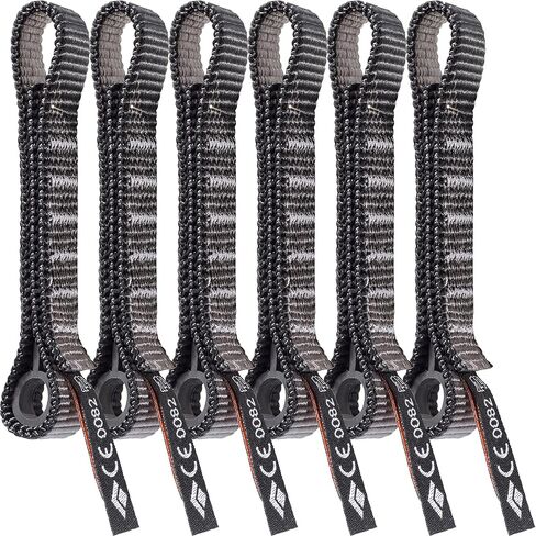 Black Diamond Equipment Standard Dogbone 12cm 6-Pack in Saudi Arabia