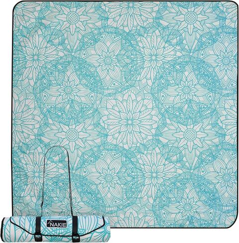 Picnic Blanket - Extra Large, Waterproof, Machine Washable, Easy Storage. Perfect for Camping, Picnics & Outdoor, Children by The Beach or Playing with Dog, 78inch x 78inch (Happy Days) in Saudi Arabia