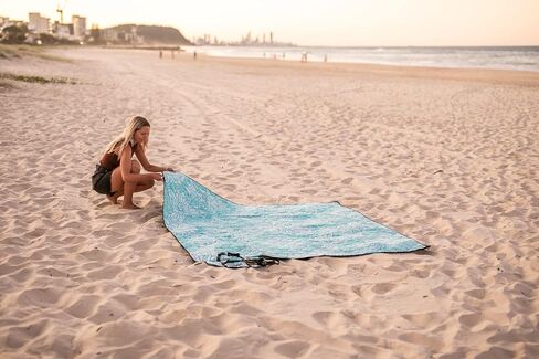 Picnic Blanket - Extra Large, Waterproof, Machine Washable, Easy Storage. Perfect for Camping, Picnics & Outdoor, Children by The Beach or Playing with Dog, 78inch x 78inch (Happy Days) in Saudi Arabia