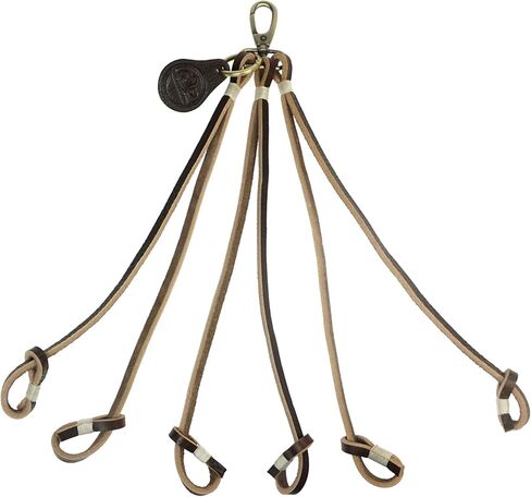 حامل ألعاب حمامة الطيور الجلدي، حامل حزام رقبة الطيور، 6 أشرطة شماعات للتخييم والتخييم in Kuwait