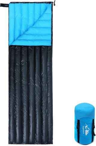 tuphen 1.76lbs Down Sleeping Bag 32-43℉ - Ultralight Sleeping Bag Cold Weather Compact Sleeping Bag for Adults, Backpacking Sleeping Bag for Hiking Camping, Envelope, Lightweight & Waterproof in Saudi Arabia