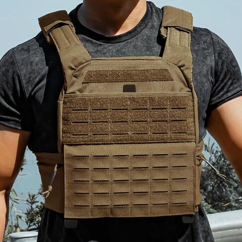 PETAC GEAR Weighted Vest Adjustable Tactical Weight Vests, Trainer Fitness Strength Endurance Workout Training Vest in Saudi Arabia