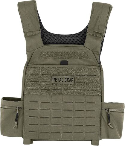 PETAC GEAR Weighted Vest Adjustable Tactical Weight Vests, Trainer Fitness Strength Endurance Workout Training Vest in Saudi Arabia