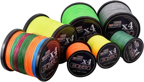 300m 328yds 10lbs-60lbs PE Ultra High Molecular Weight Polyethylene(HHMWPE) Dyneema Braided Fishing Line 4 Strands in Saudi Arabia