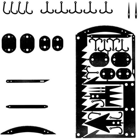 22 in 1 Multi-Tool Fishing Gear Credit Card Outdoor Survival Camping Hunting in Saudi Arabia