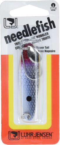 Luhr Jensen 3 Needlefish Silver Shad/Nickel Back, One Size, 1051-003-0036 in Saudi Arabia