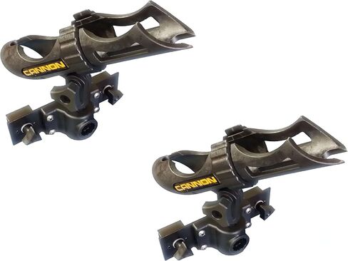 حامل قضيب 2X لنظام Lund Boat Sport Trak Gunnel - مع حامل قضيب المدفع المثبت in Saudi Arabia