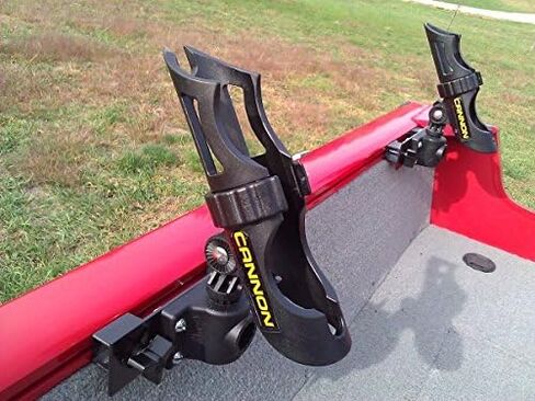 حامل قضيب 2X لنظام Lund Boat Sport Trak Gunnel - مع حامل قضيب المدفع المثبت in Saudi Arabia