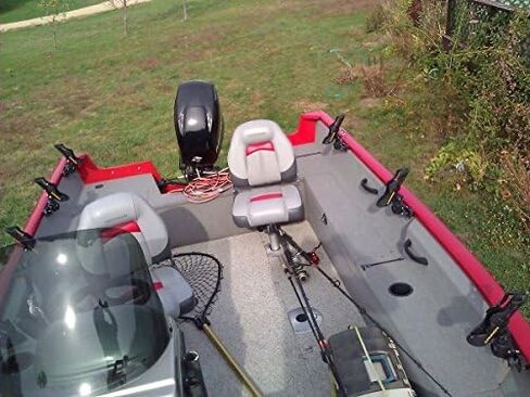 حامل قضيب 2X لنظام Lund Boat Sport Trak Gunnel - مع حامل قضيب المدفع المثبت in Saudi Arabia