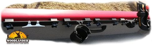 حامل قضيب 2X لنظام Lund Boat Sport Trak Gunnel - مع حامل قضيب المدفع المثبت in Saudi Arabia