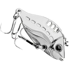 Silver Fish Lure Spinner Baits for Bass Fishing Lure Bass Fishing Lure Hard Metal Topwater Lure Sharp Lure for Bass Trout Salmon Freshwater Saltwater Fishing Topwater Lures Lures Attractants