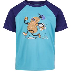 Under Armour Boys' Short Sleeve Shirt, Crewneck, Lightweight and Breathable, Black Homeplate, 7
