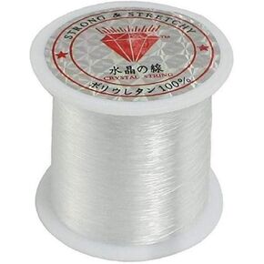 1 Roll Crystal Clear of Fishing Line Nylon Fishing Line Spool Lugs SNG The Jewelry Thread for DIY Crafting-0.2mm * 155M Clever Design Fishing Line Monofilament Line