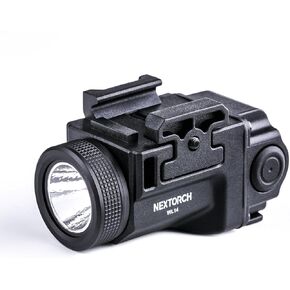 NEXTORCH WL14 Pistol Light, 500 Lumen Rechargeable Miniature Tactical Weapon Light with 2 Modes & Dual Side Switches & New Rail System for Compact and Full Size Pistol Accessories