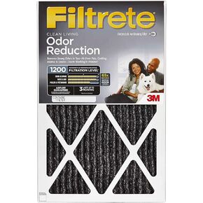 Filtrete 14x20x1 Air Filter MPR 1200 MERV 11, Allergen Defense Odor Reduction, 4-Pack (exact dimensions 13.81x19.81x0.81)
