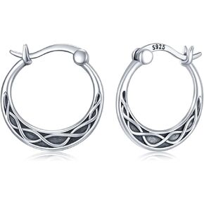 Yorkie Dog Earrings Sterling Silver Cute Dog Hoop Earrings Animal Jewelry for Women Girls