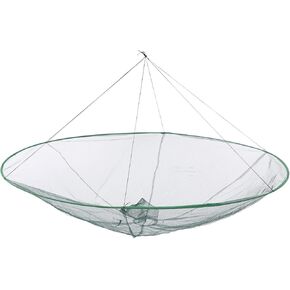 Fishing Net, 59inch Foldable Fishing Net High Strength Nylon Mesh Floating Shrimp Cage for Fish Shrimp Minnow Crayfish Crab, Fish Baskets Portable Fishing Basket Fish Net