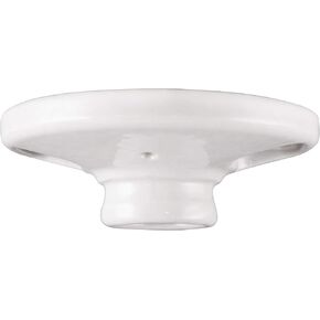 UltraPro Porcelain Lampholder with Outlet and Pull Chain, 2 Pack, Medium Base, Grounded Plug, Indoor Lighting, 3-Prong, Mount on 3-1/4" or 4" Box, UL Listed, White, 54601