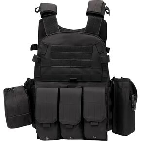 Tactical Vest Survival Vest Adjustable Outdoor Safety Protection Hunting Vest Available for Tactical Vest Cosplay